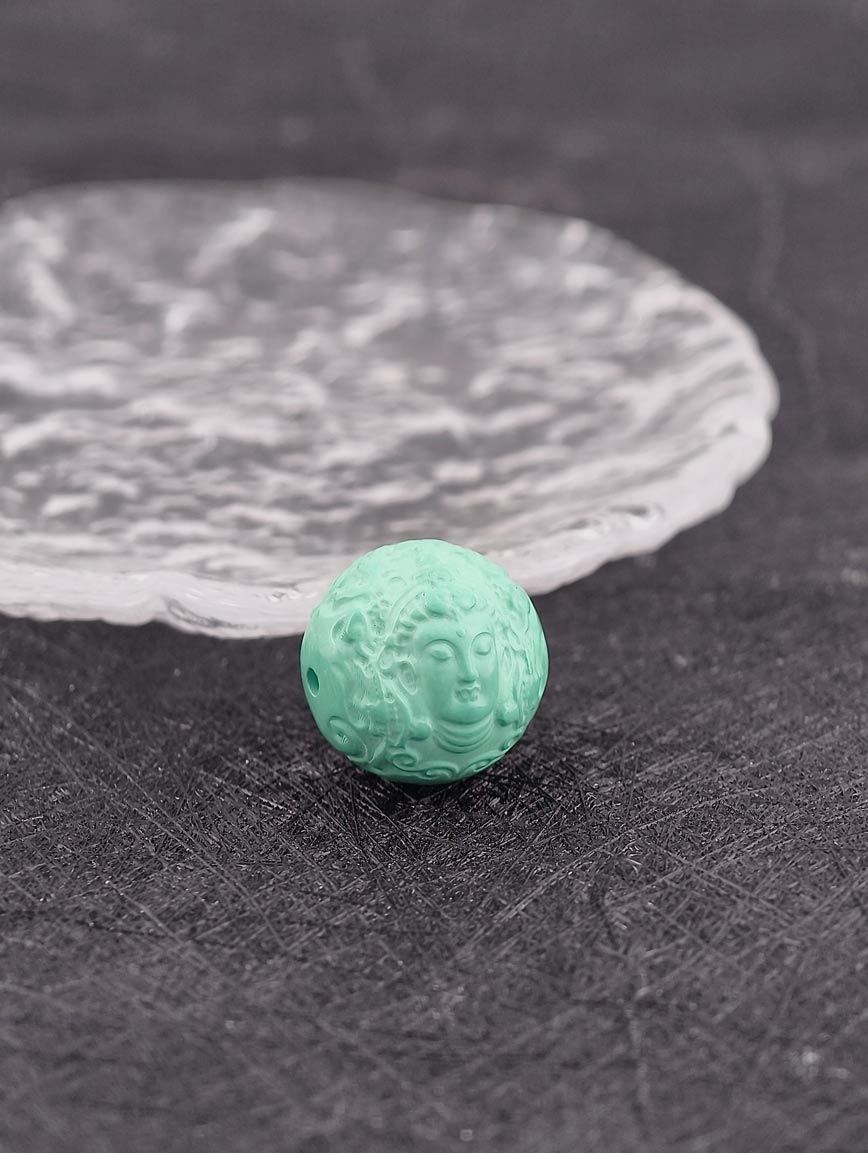 Natural Turquoise Guanyin Bodhisattva DIY Accessory