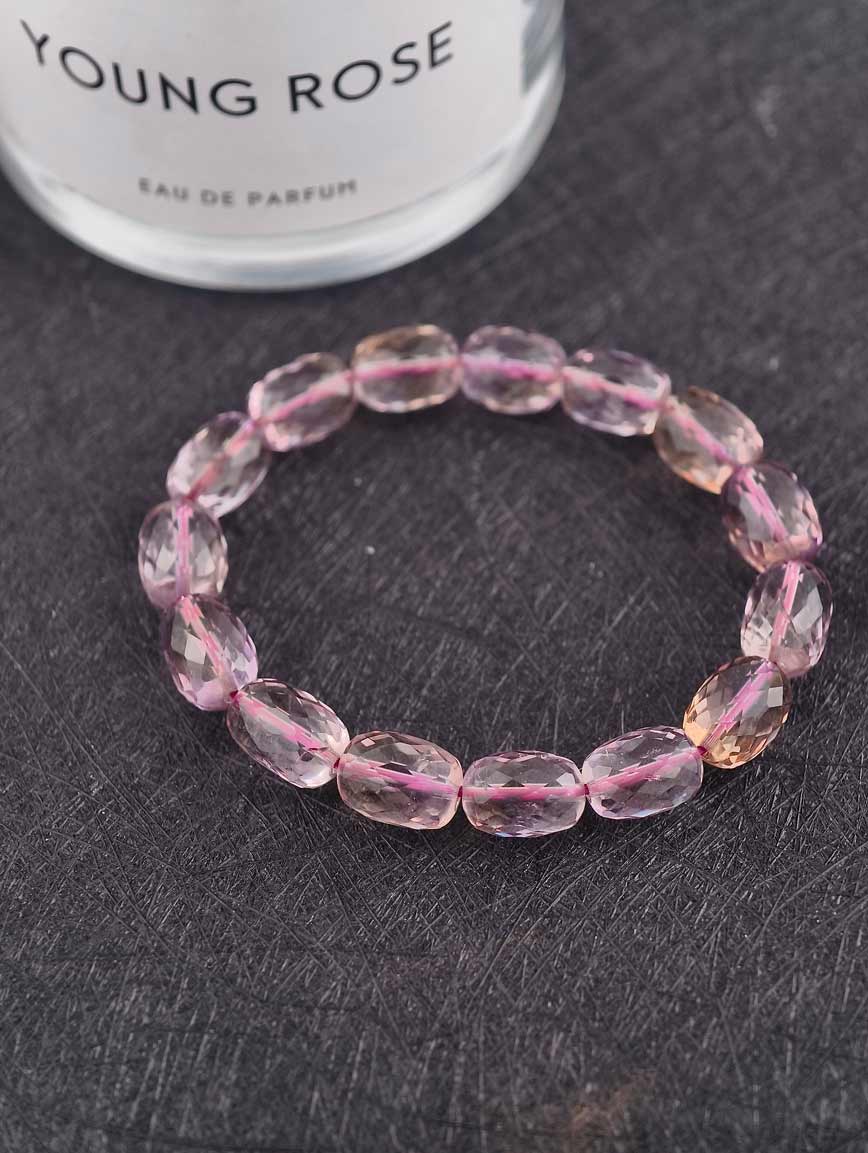 Natural Ametrine Simple Style Bracelet