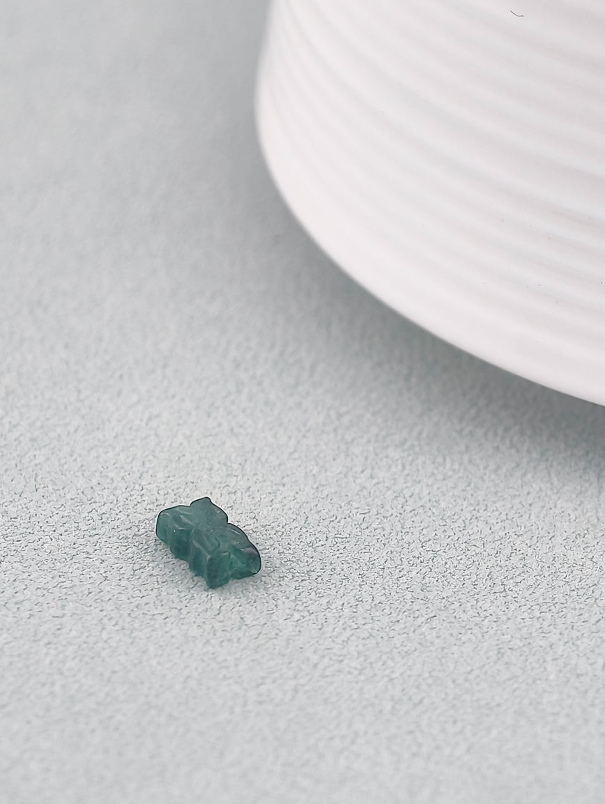 Natural Tourmaline Ruyi Flower DIY Accessory