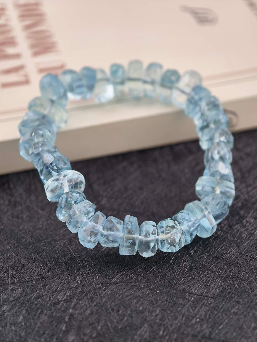 Natural Irregular Aquamarine Bracelet