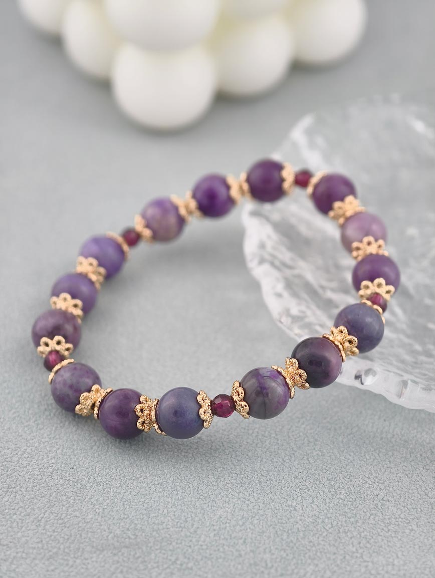 Natural Sugilite Delicate Style Bracelet