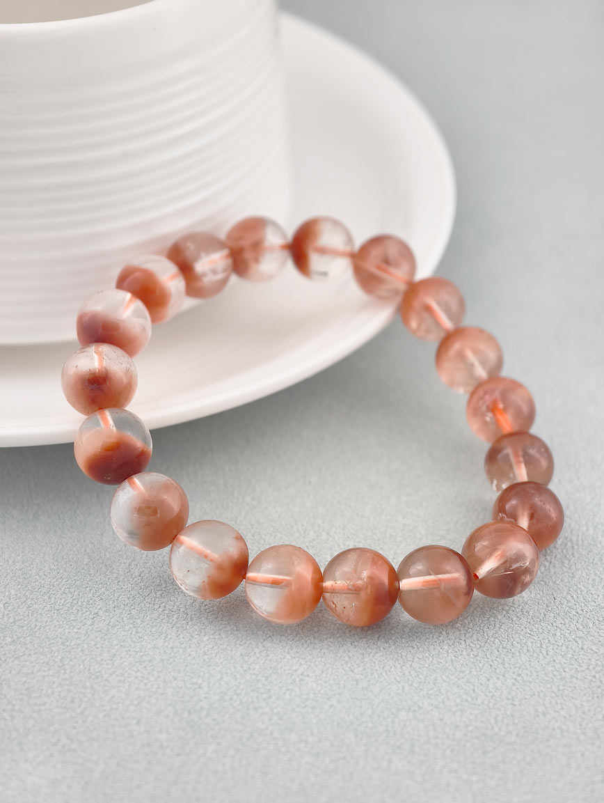 Natural Red Rabbit Fur Energy Bracelet