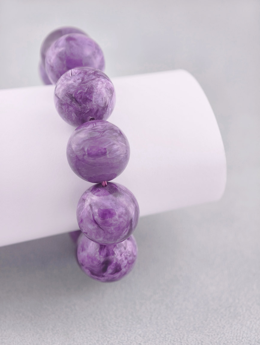 Natural Charoite Energy Bracelet