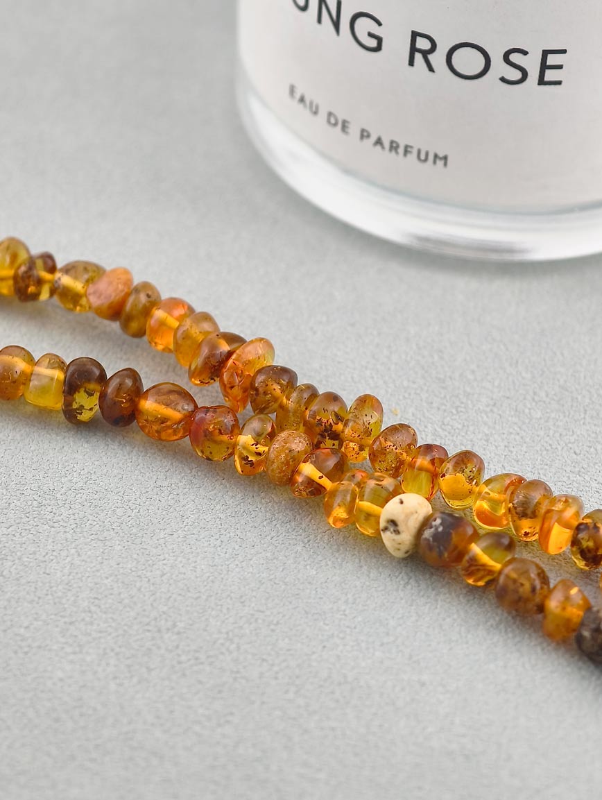 Natural Gradient Amber Necklace