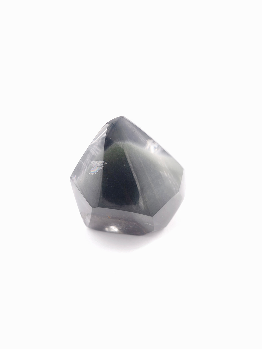Natural Premium Green Phantom Crystal Pyramid Ornament