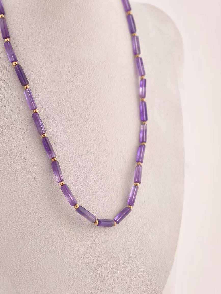 Natural Amethyst Necklace