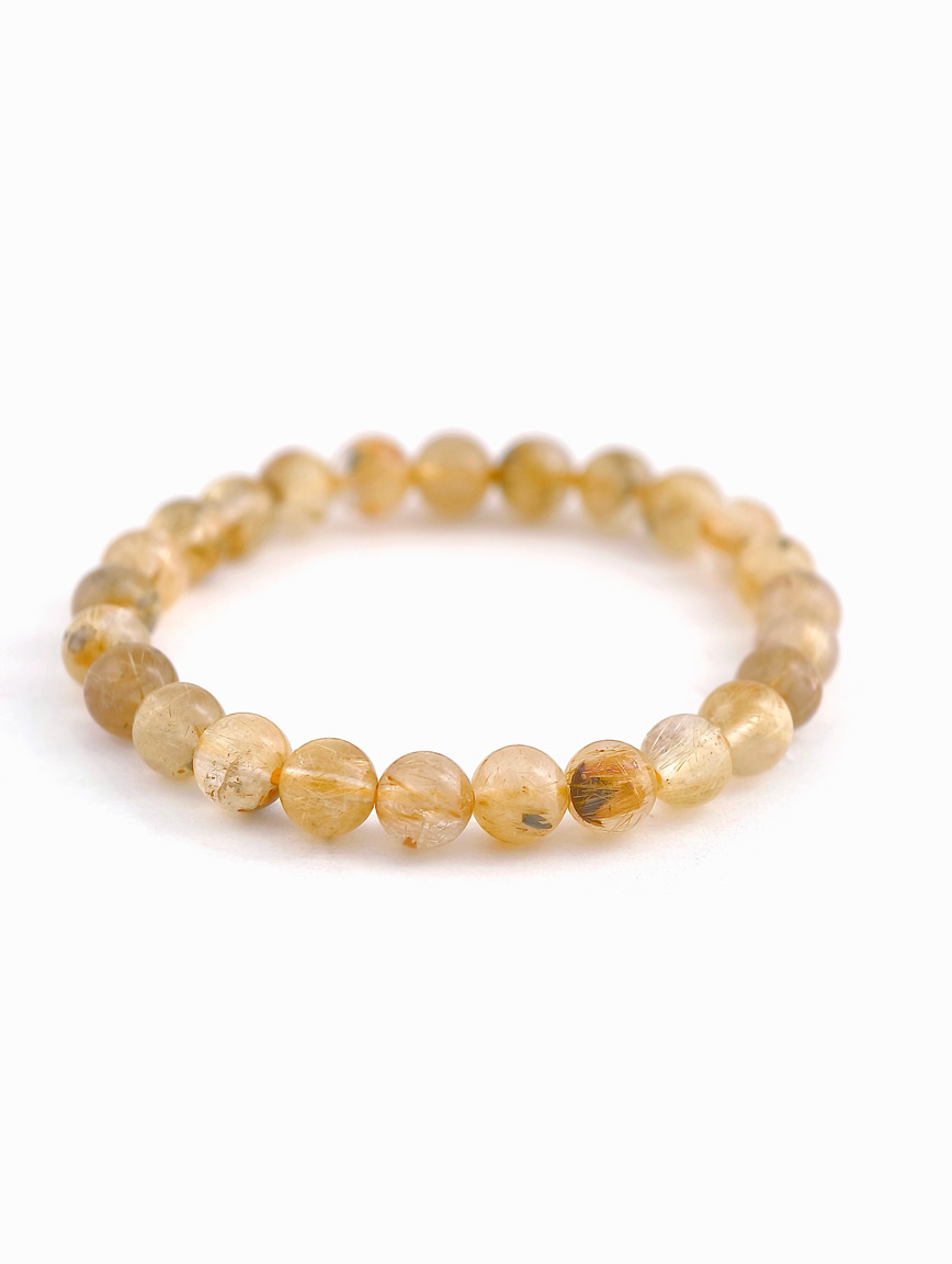 Natural Rutilated Quartz Energy Bracelet