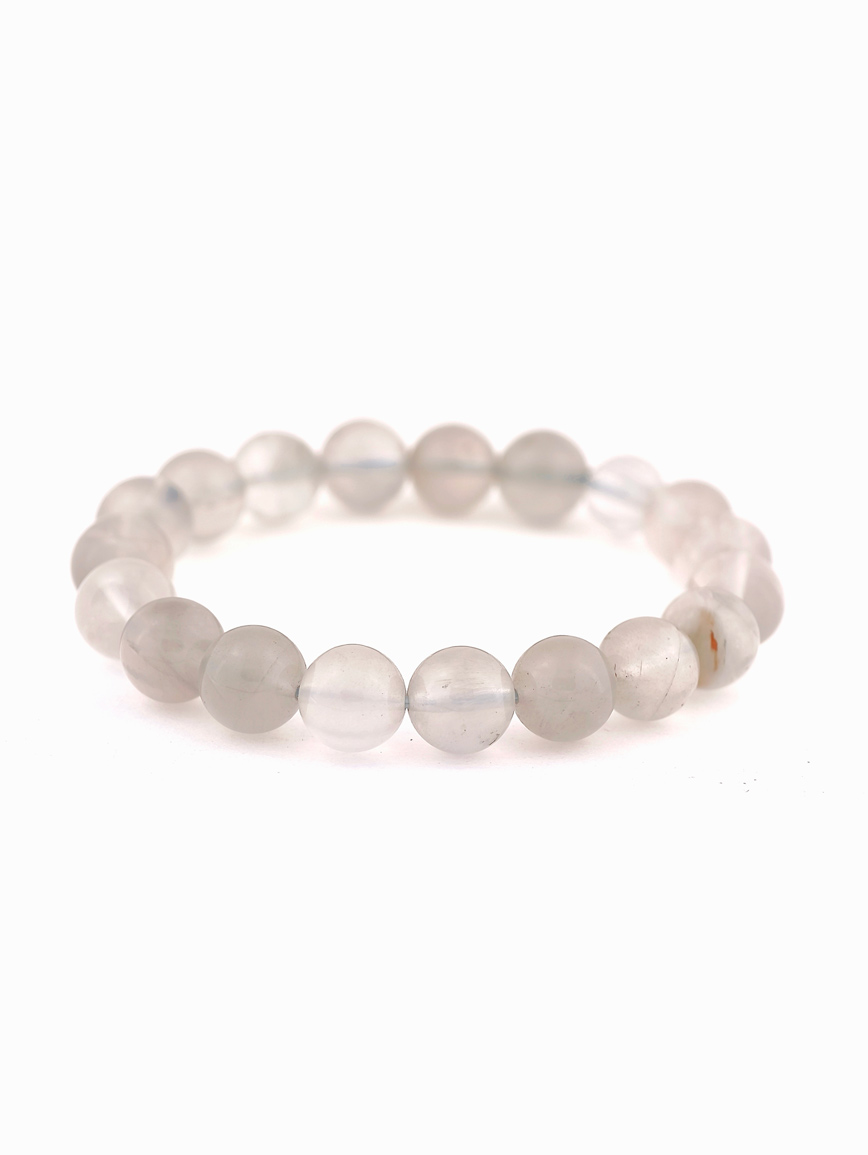 Natural Silver Rabbit Fur Bracelet