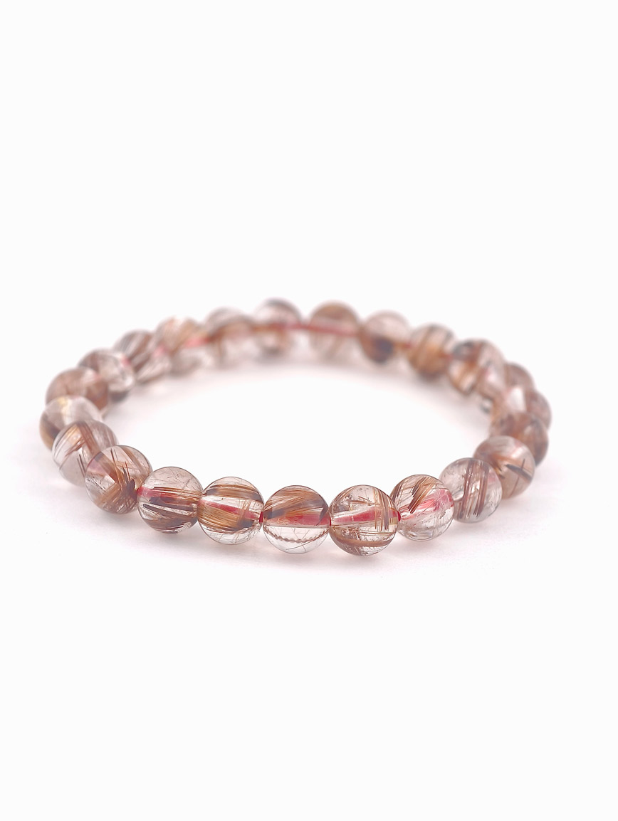 High Quality Copper Rutilated Quartz Energy Bracelet