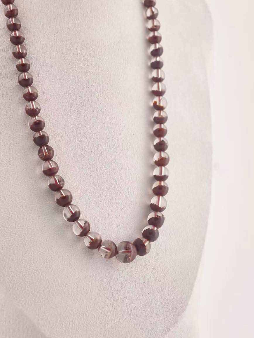Natural Treasure Basin Red Phantom Necklace