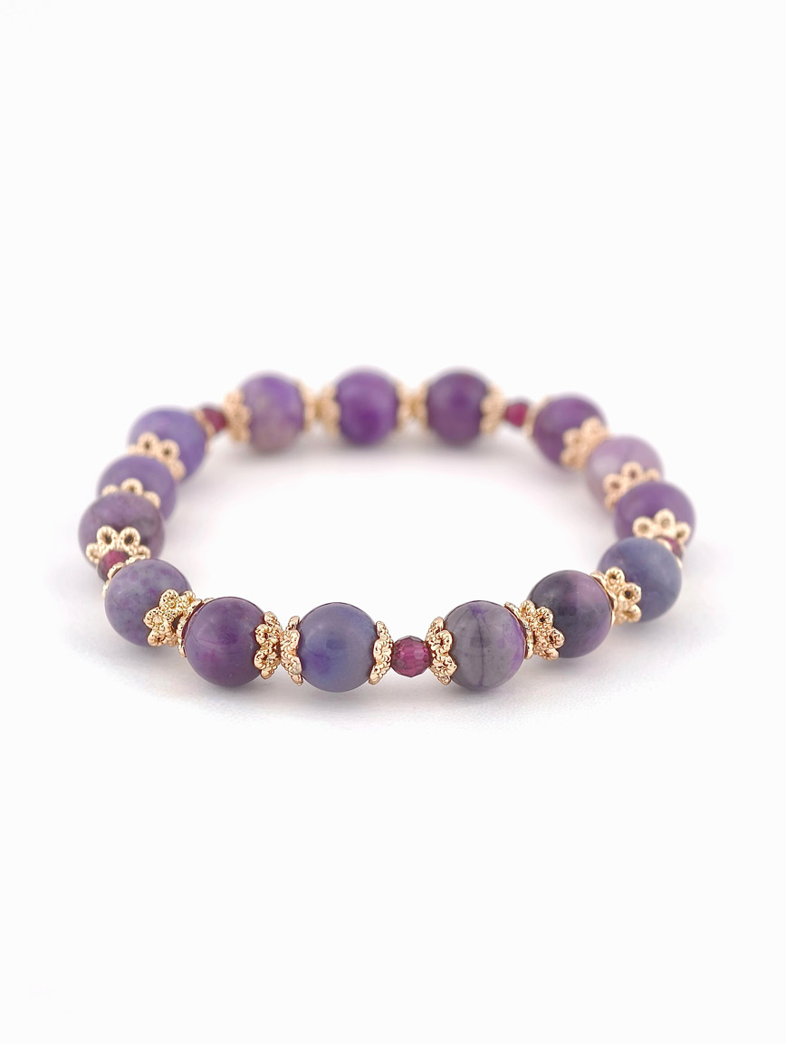 Natural Sugilite Delicate Style Bracelet