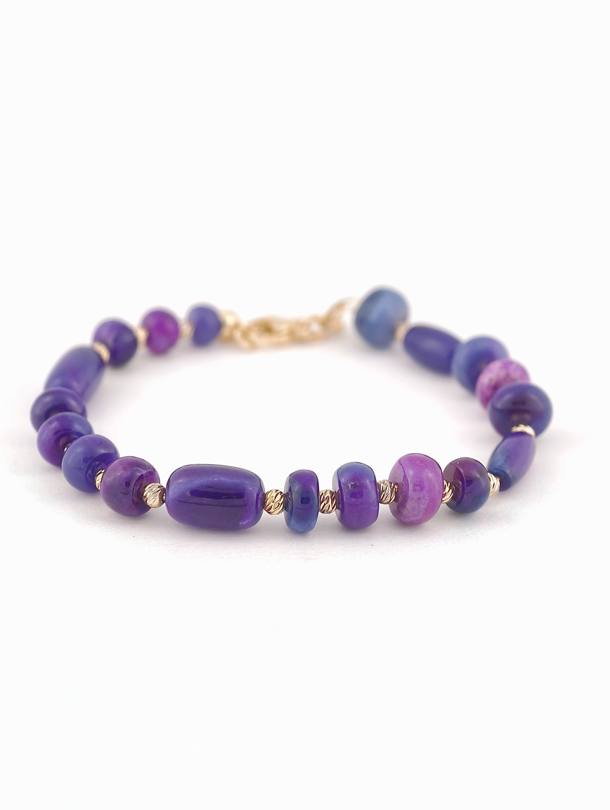 Collectible Natural Sugilite Exclusive Design Bracelet