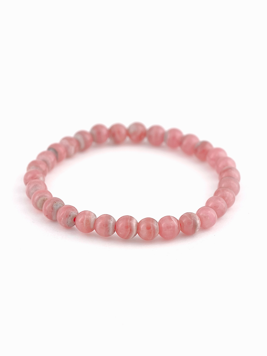 Natural Rhodochrosite Energy Bracelet