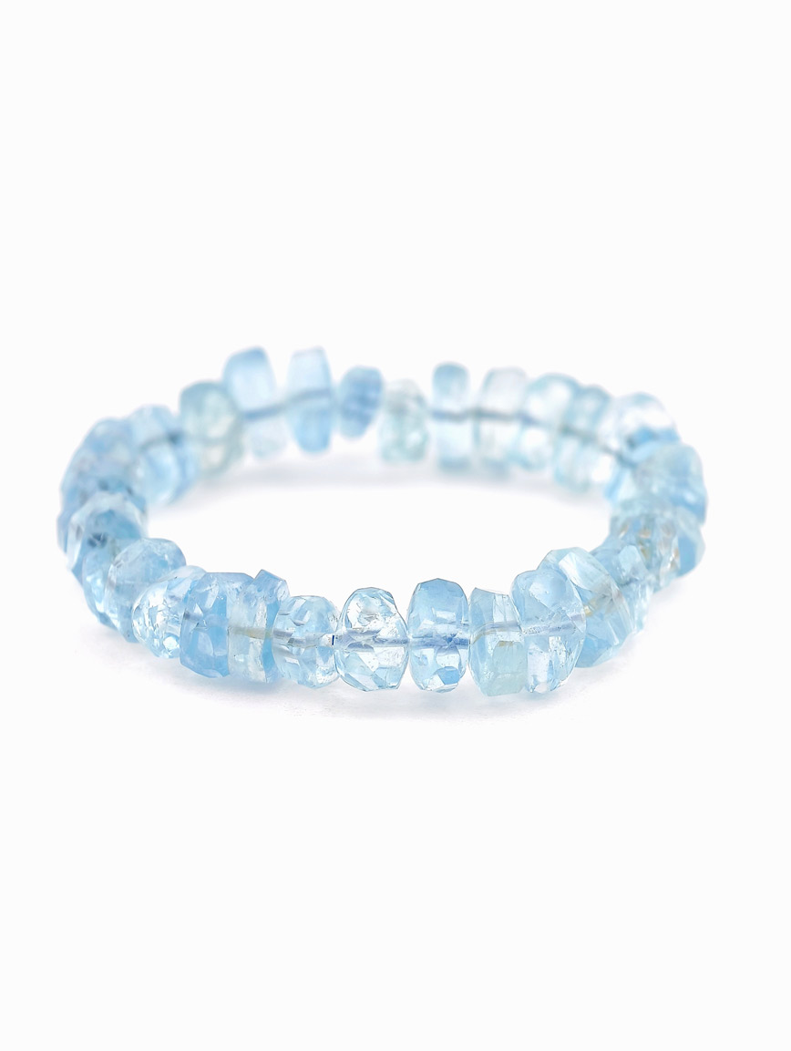Natural Irregular Aquamarine Bracelet