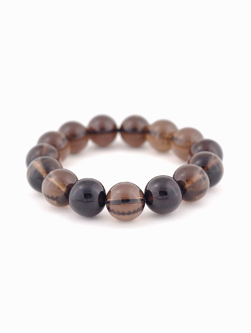 Natural Smoky Quartz Simple Style Bracelet