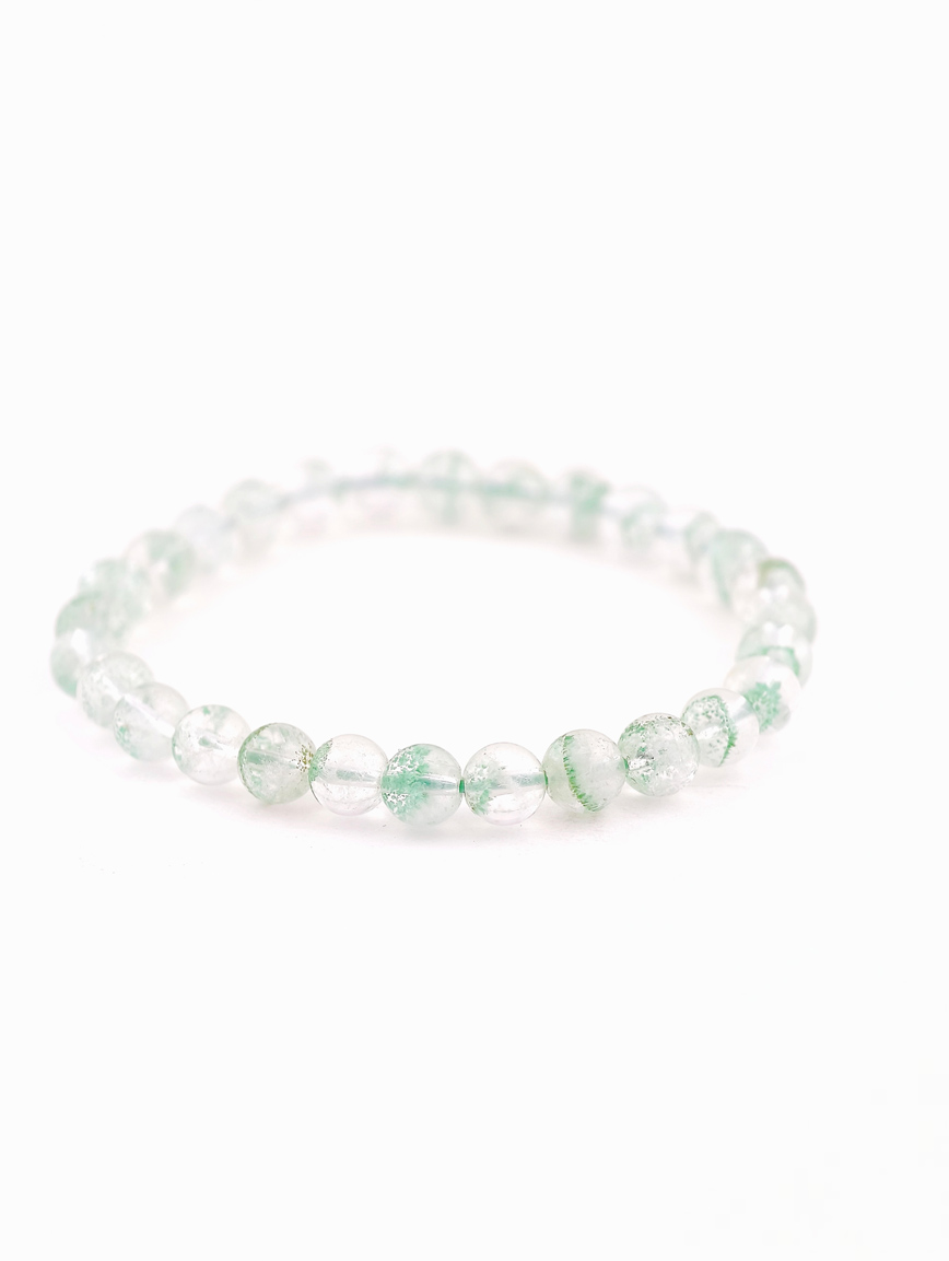 Natural Emerald Phantom Bracelet