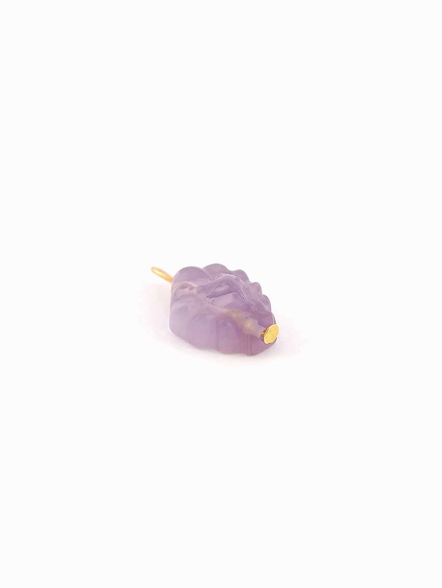 Natural Amethyst Nine-Tailed Fox DIY Accessory