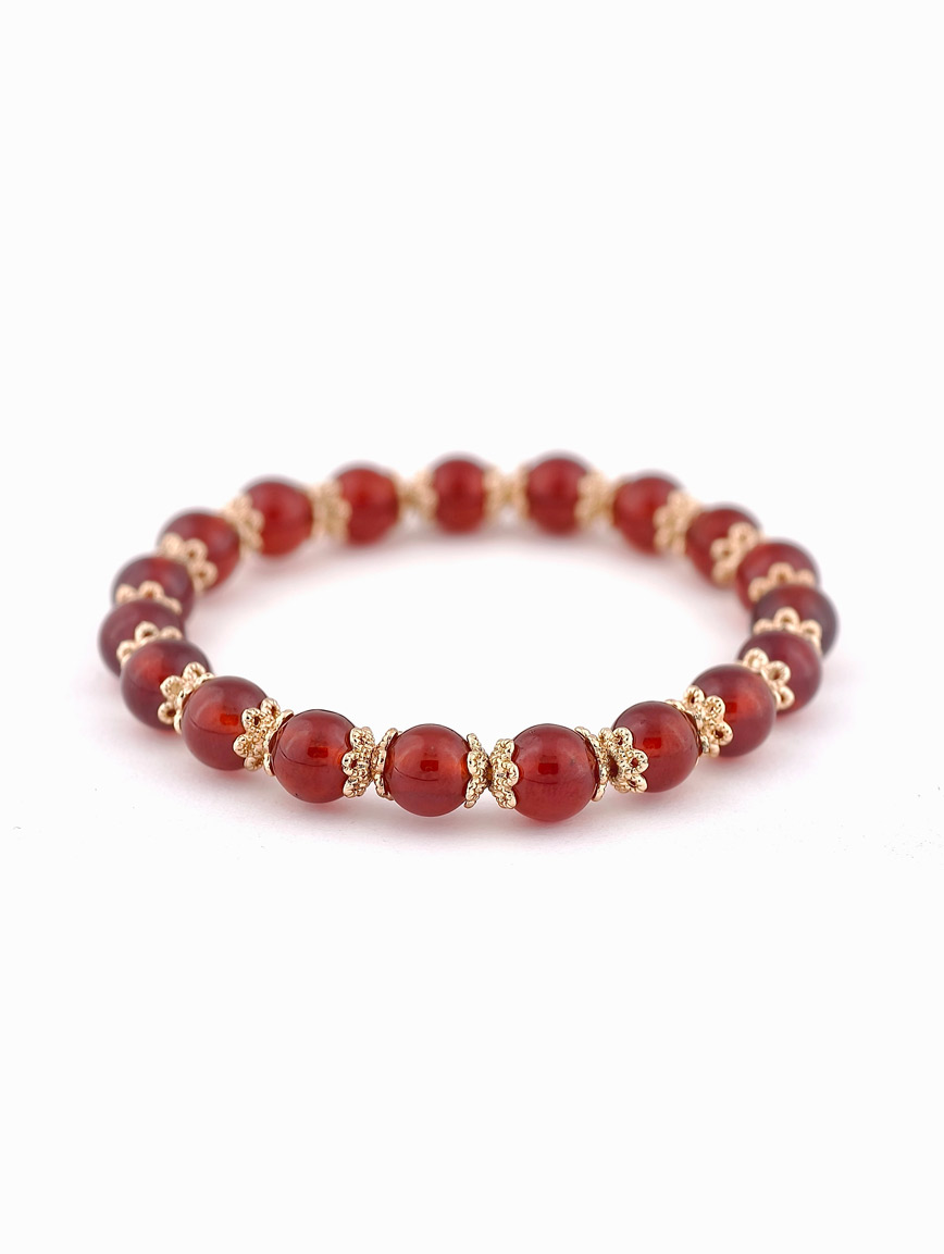 Natural Garnet Exclusive Design Bracelet