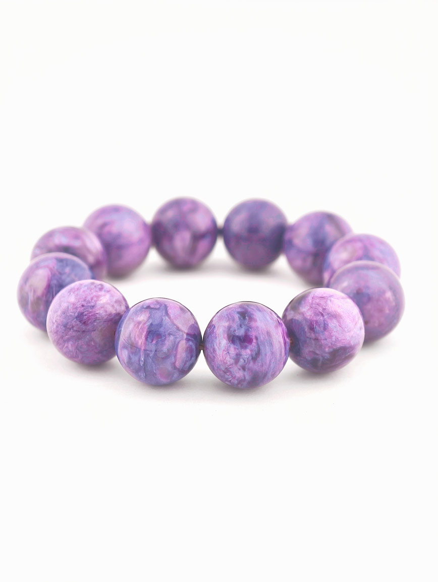 Natural Charoite Energy Bracelet