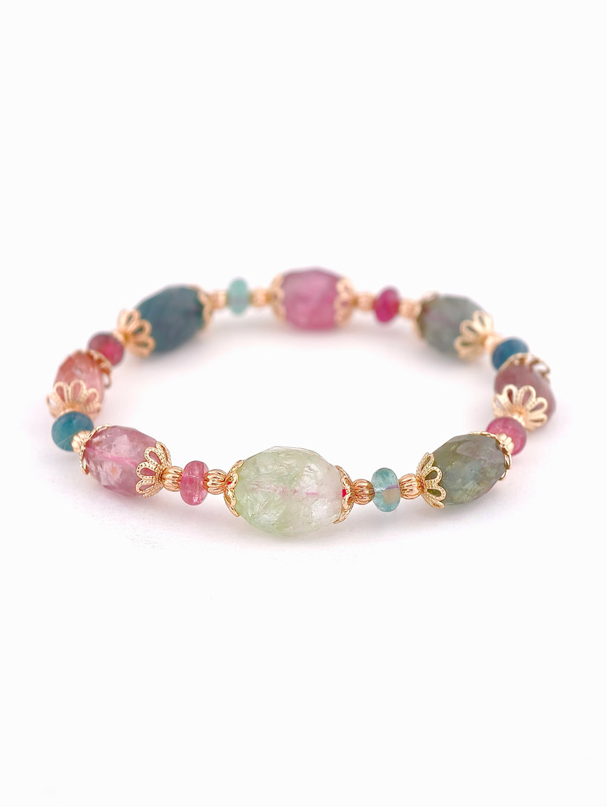 Natural Tourmaline Delicate Style Bracelet