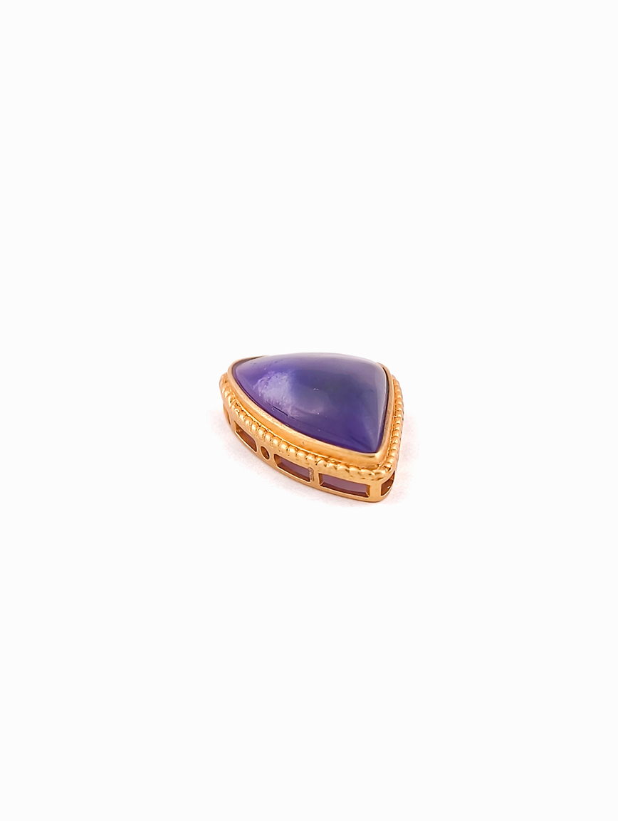 Collectible 18K Gold Natural Sugilite DIY Accessory
