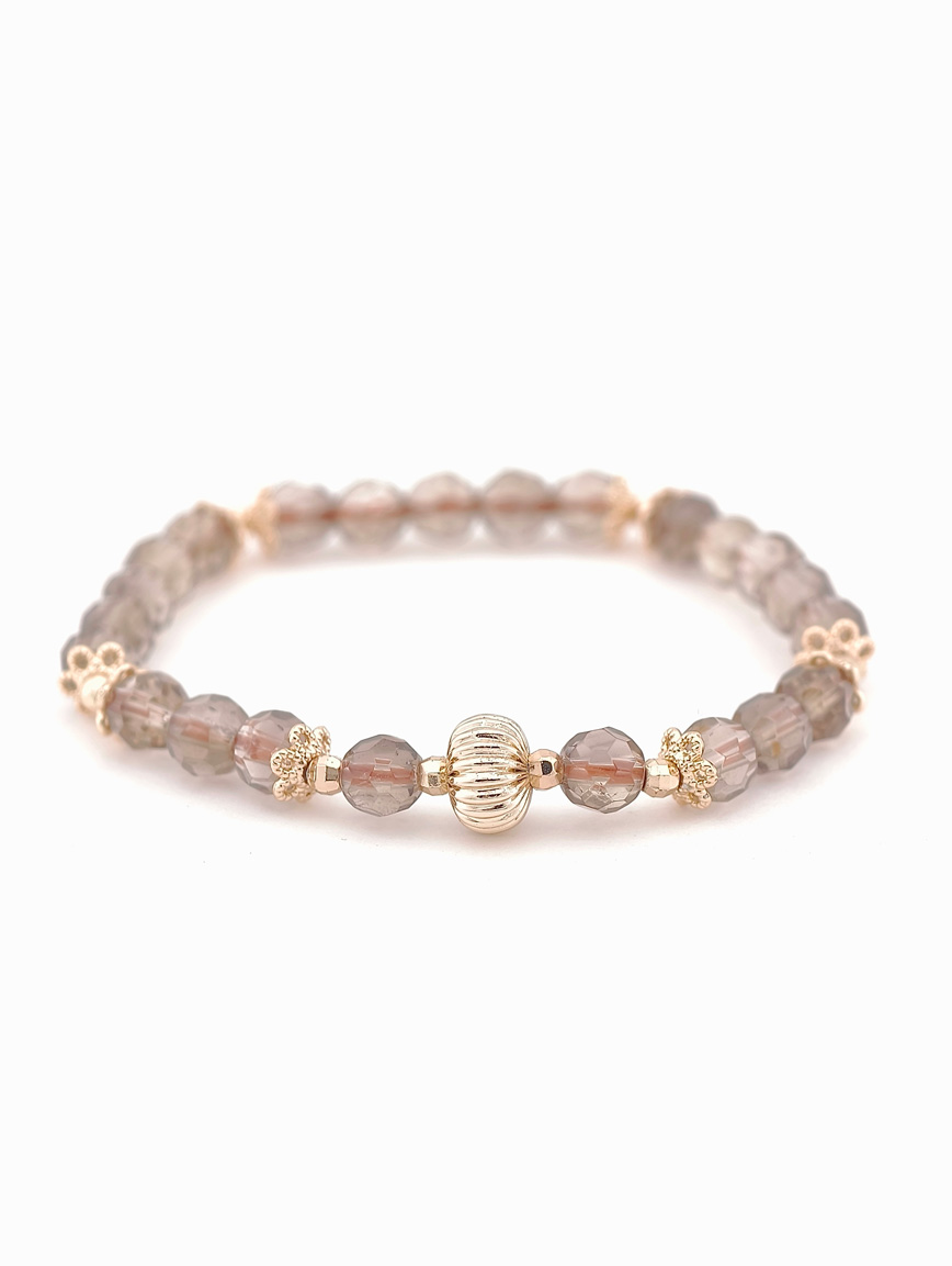 Natural Smoky Quartz Delicate Style Bracelet